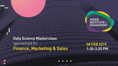 Masterclass: Data Science in Finance & Marketing featured image
