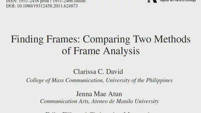 Finding Frames: Comparing Two Methods of Frame Analysis featured image